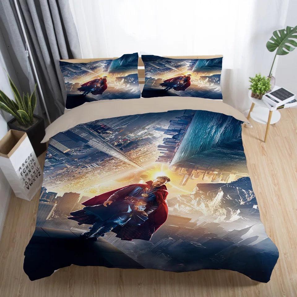 Doctor Strange Marvel Superhero  #13 Duvet Cover Quilt Cover Pillowcase Bedding Set Bed Home Decor