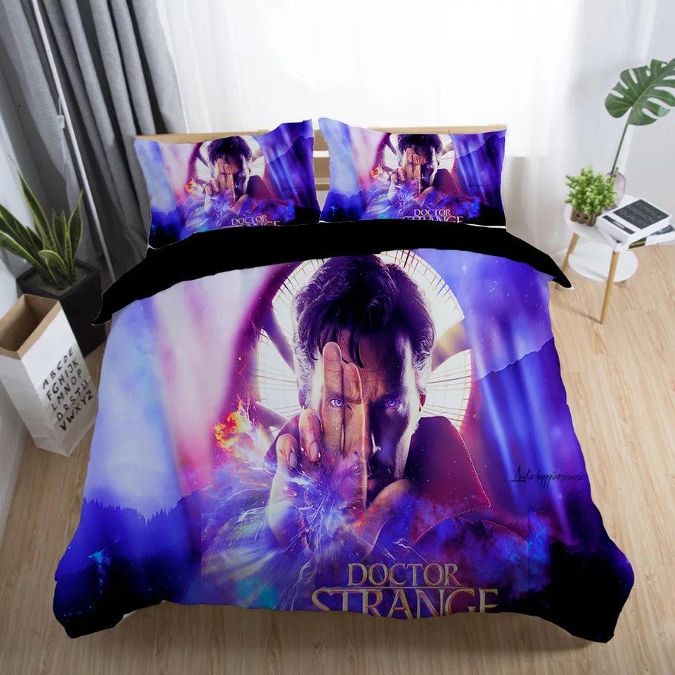 Doctor Strange Marvel Superhero  #16 Duvet Cover Quilt Cover Pillowcase Bedding Set Bed Home Decor