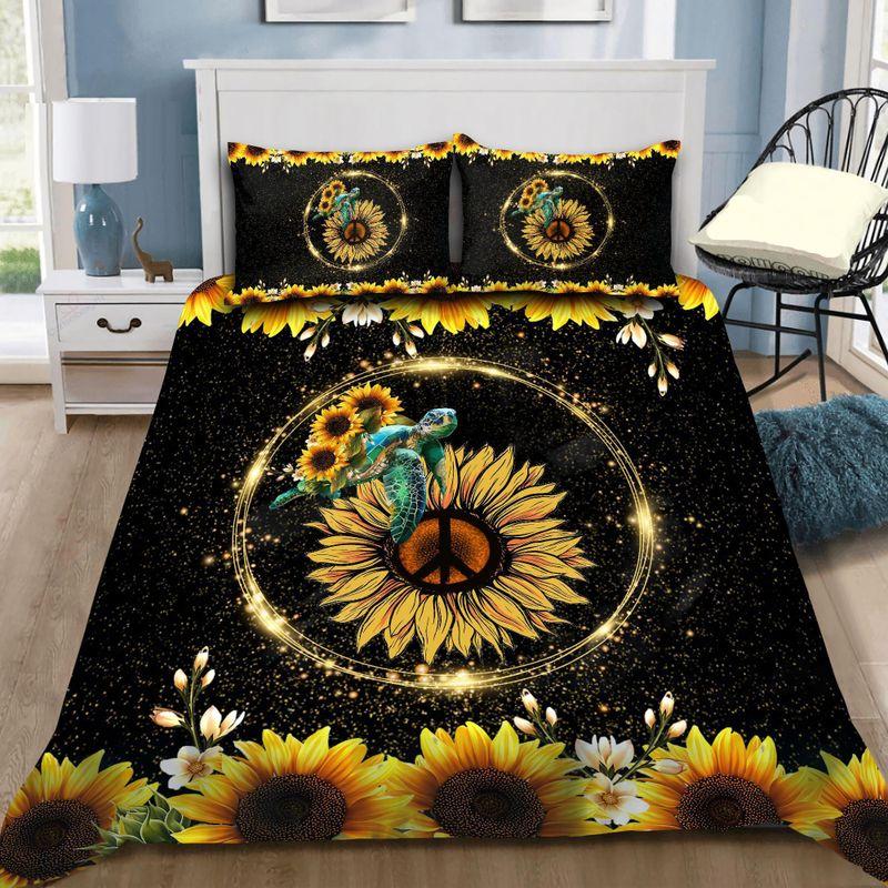Beautiful Hippie Sunflower Bedding Set Sunflowers Hippie Soul Gift