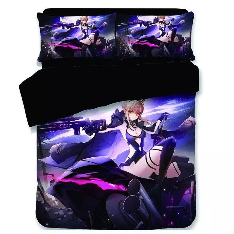 Fate Stay Night Fgo Saber  #6 Duvet Cover Quilt Cover Pillowcase Bedding Set Bed Home Decor