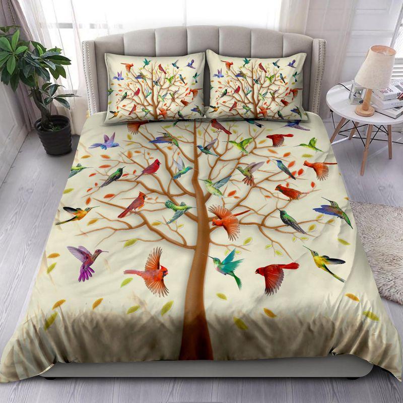 Hope Faith Love Beautiful Cardinal Birds Bedding Set Christmas Holiday Gift