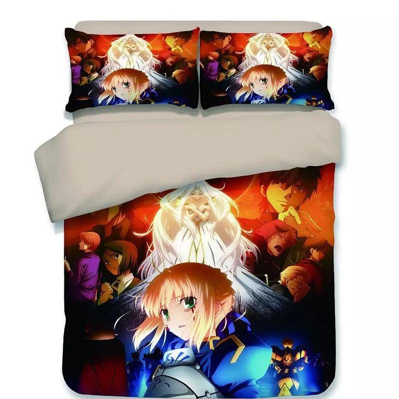 Fate Stay Night Fgo Saber  #9 Duvet Cover Quilt Cover Pillowcase Bedding Set Bed Home Decor