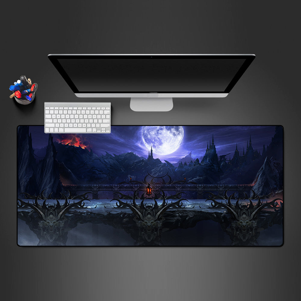 Allleftout Mk Bridge Stage Design Gaming Mouse Pad, Computer Desk Mat