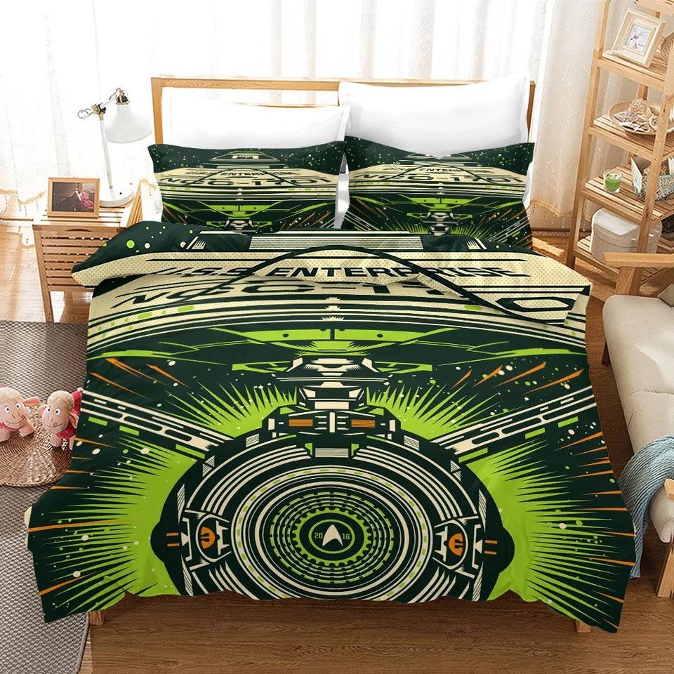 Star Trek Enterprise  #1 Duvet Cover Quilt Cover Pillowcase Bedding Set Bed Home Decor