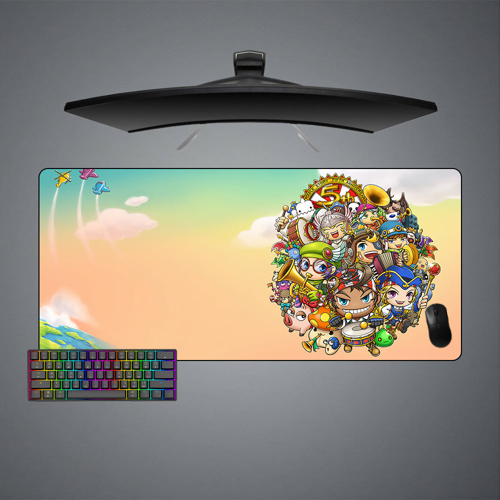 Allleftout Maplestory Design Gaming Mouse Pad, Computer Desk Mat