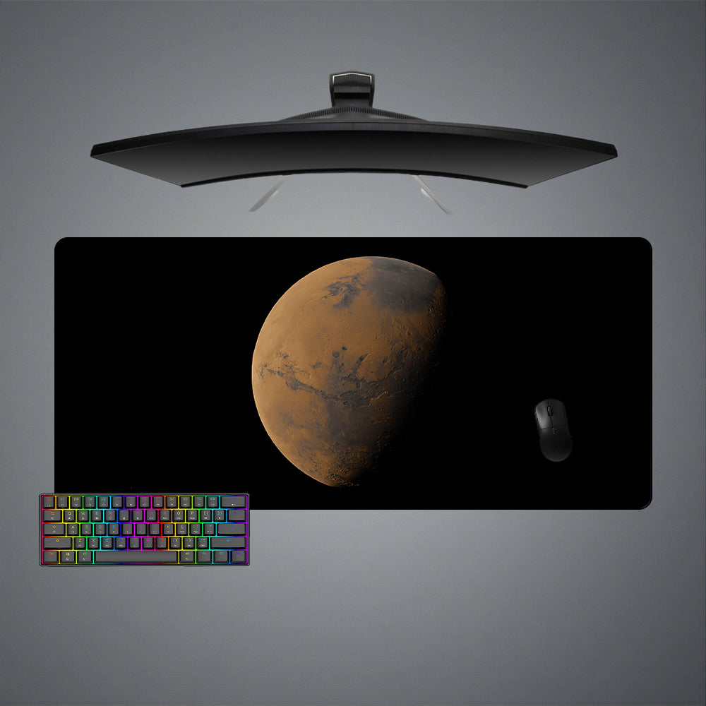 Allleftout Planet Mars Design Gaming Mouse Pad, Computer Desk Mat