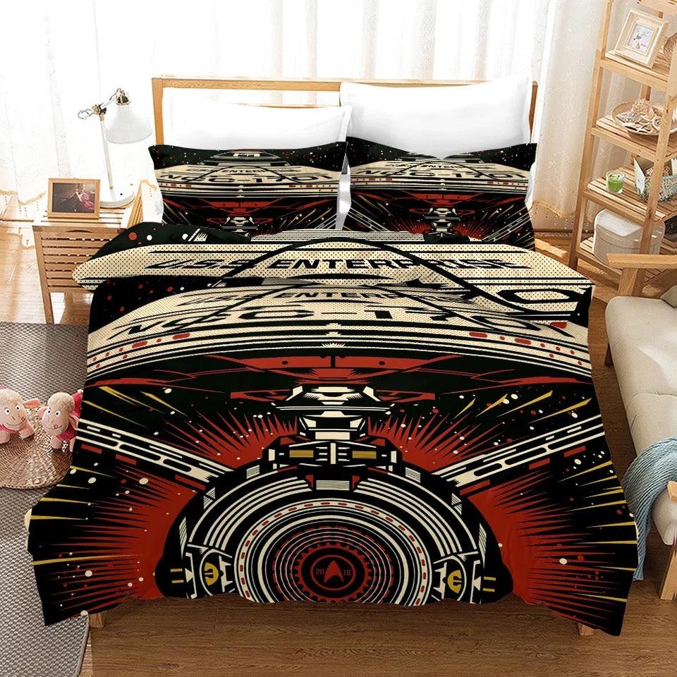 Star Trek Enterprise  #2 Duvet Cover Quilt Cover Pillowcase Bedding Set Bed Home Decor