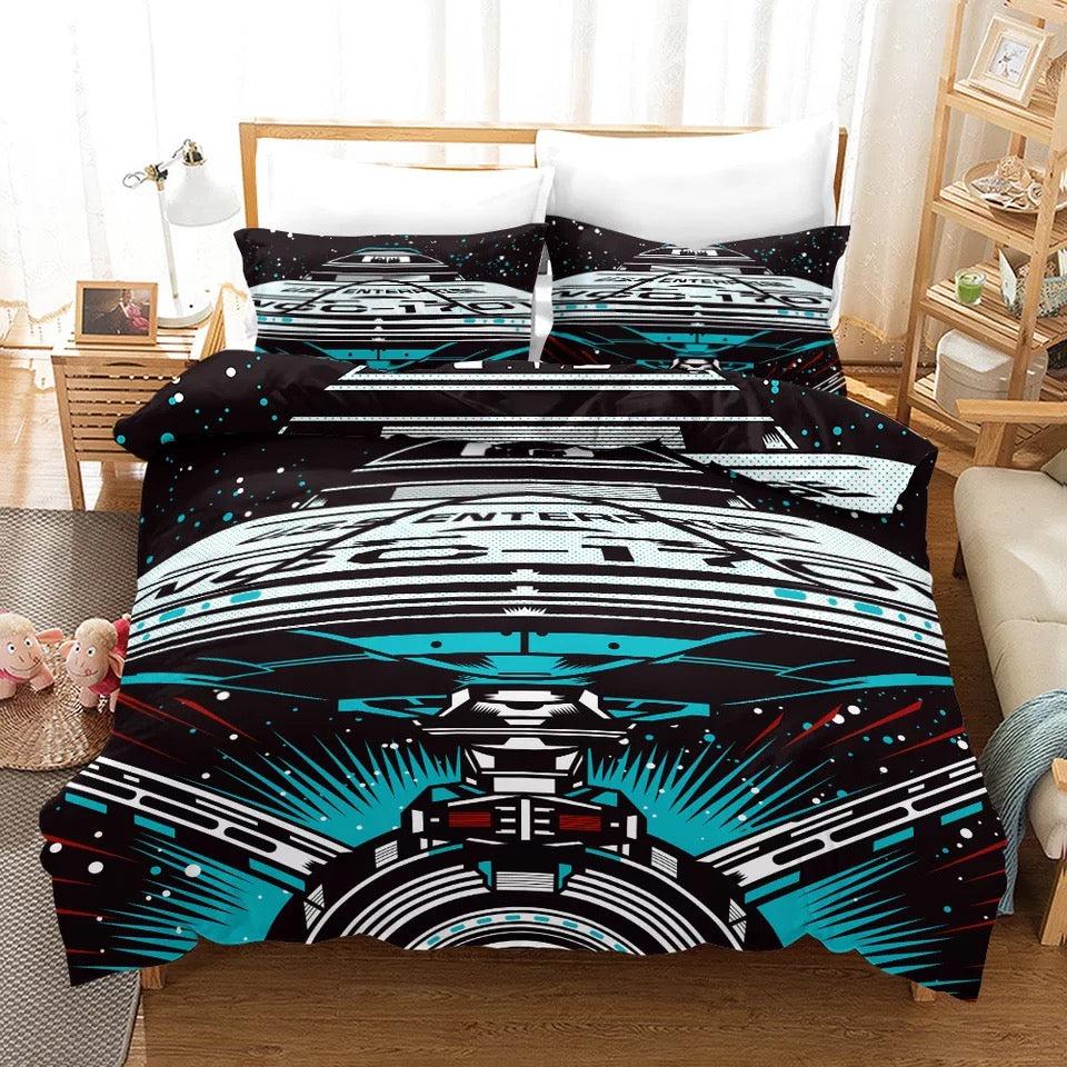Star Trek Enterprise  #4 Duvet Cover Quilt Cover Pillowcase Bedding Set Bed Home Decor