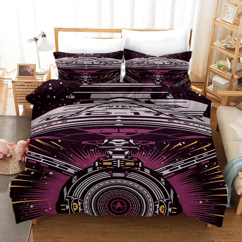 Star Trek Enterprise  #3 Duvet Cover Quilt Cover Pillowcase Bedding Set Bed Home Decor