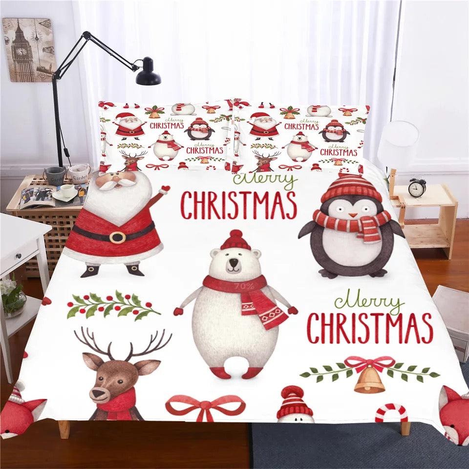Santa Claus  #6 Duvet Cover Quilt Cover Pillowcase Bedding Set Bed Home Decor