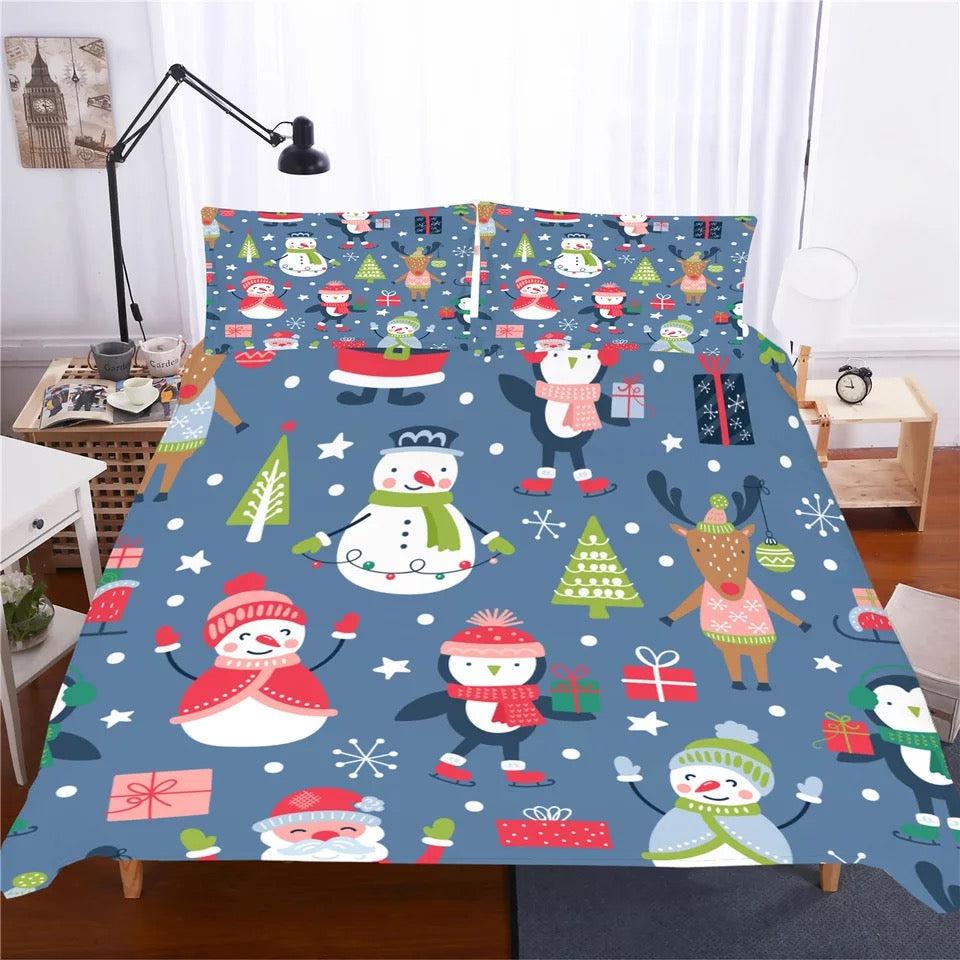 Santa Claus  #10 Duvet Cover Quilt Cover Pillowcase Bedding Set Bed Home Decor