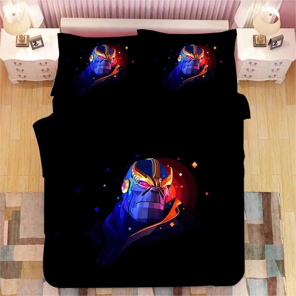 Avengers Infinity War Thanos  #6 Duvet Cover Quilt Cover Pillowcase Bedding Set Bed Home Decor