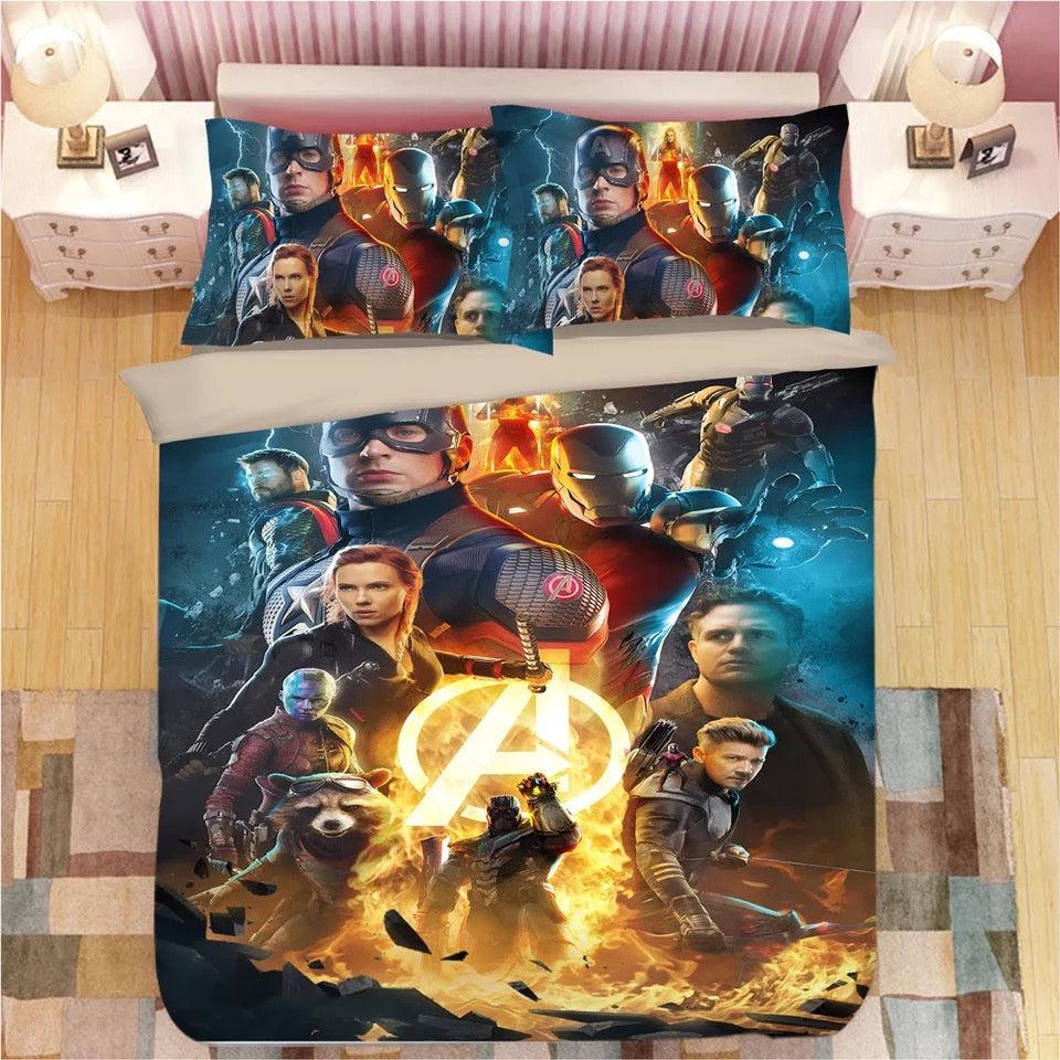 Avengers Infinity War  #16 Duvet Cover Quilt Cover Pillowcase Bedding Set Bed Home Decor