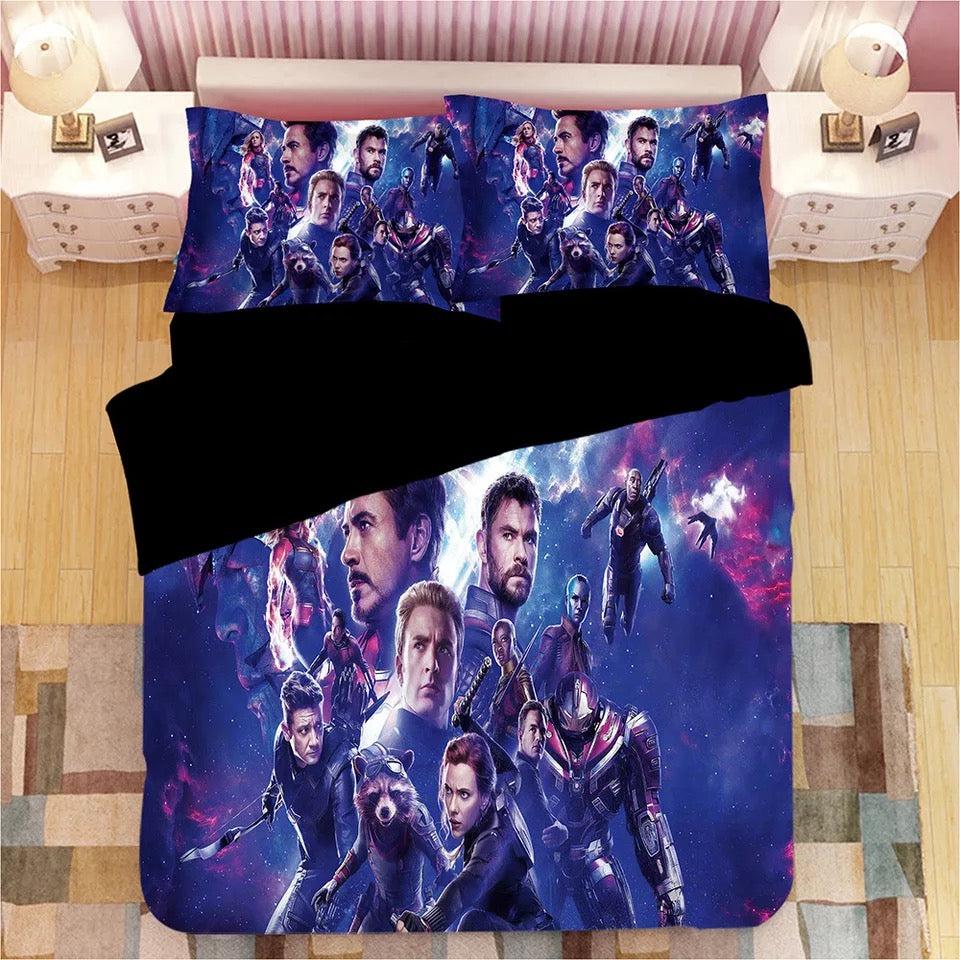 Avengers Endgame  #5 Duvet Cover Quilt Cover Pillowcase Bedding Set Bed Home Decor
