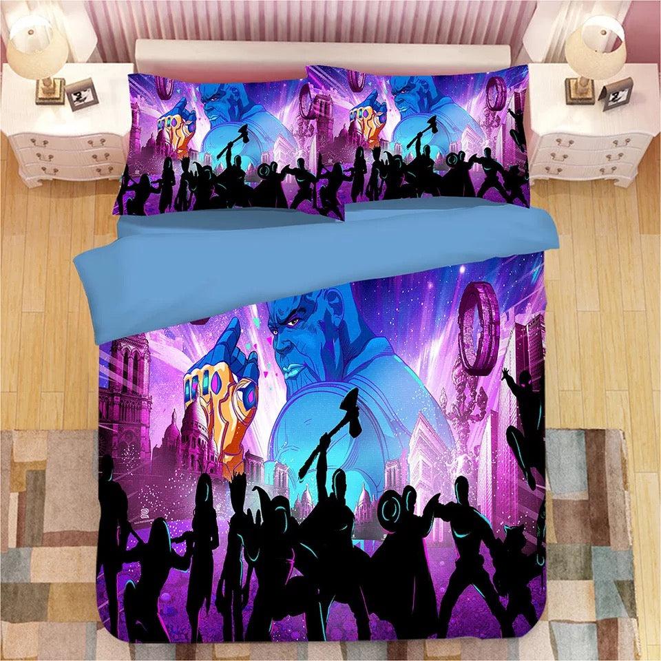 Avengers Infinity War  #9 Duvet Cover Quilt Cover Pillowcase Bedding Set Bed Home Decor