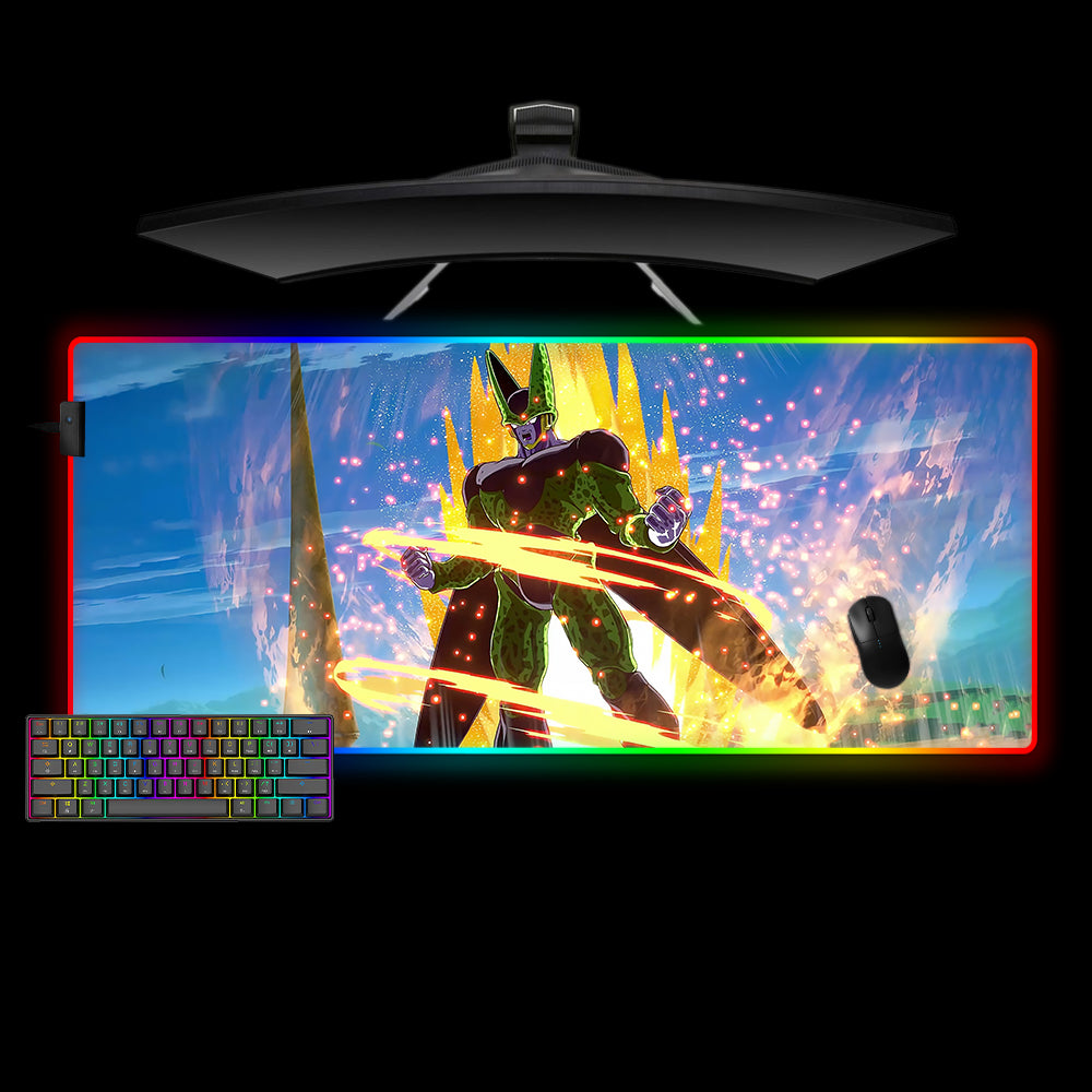 Allleftout Cell Powerup Design Rgb Gaming Mouse Pad, Computer Desk Mat