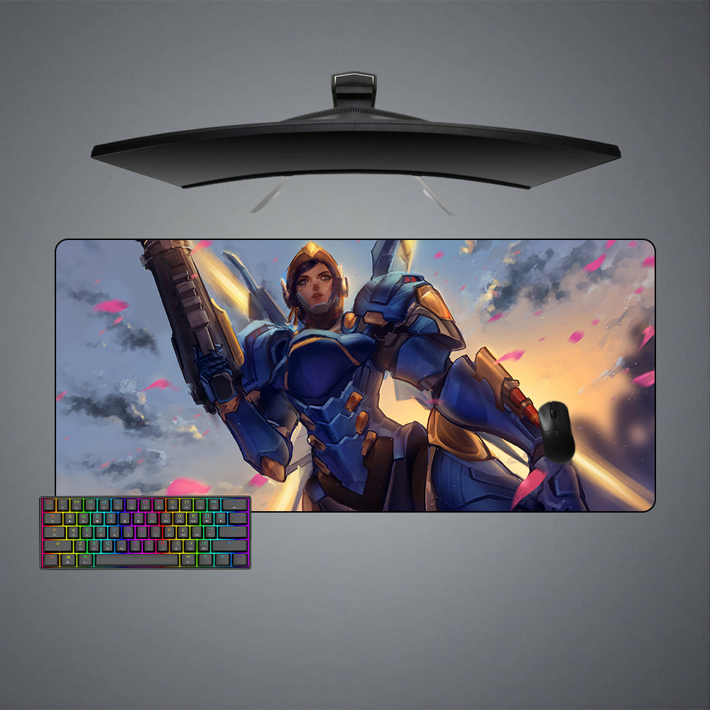 Allleftout Overwatch Pharah Design Gaming Mouse Pad, Computer Desk Mat