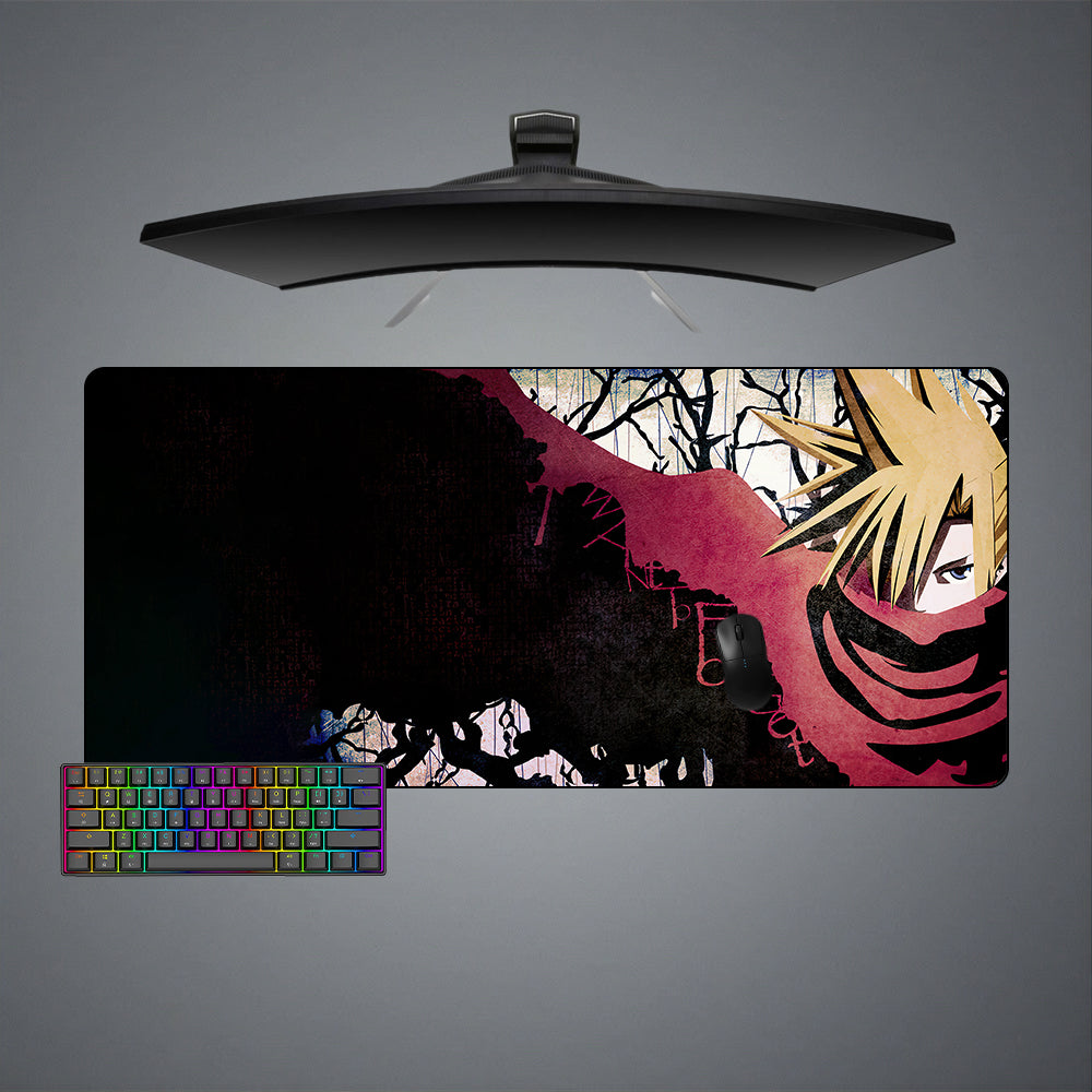 Allleftout Cloud Strife Design Gaming Mouse Pad, Computer Desk Mat