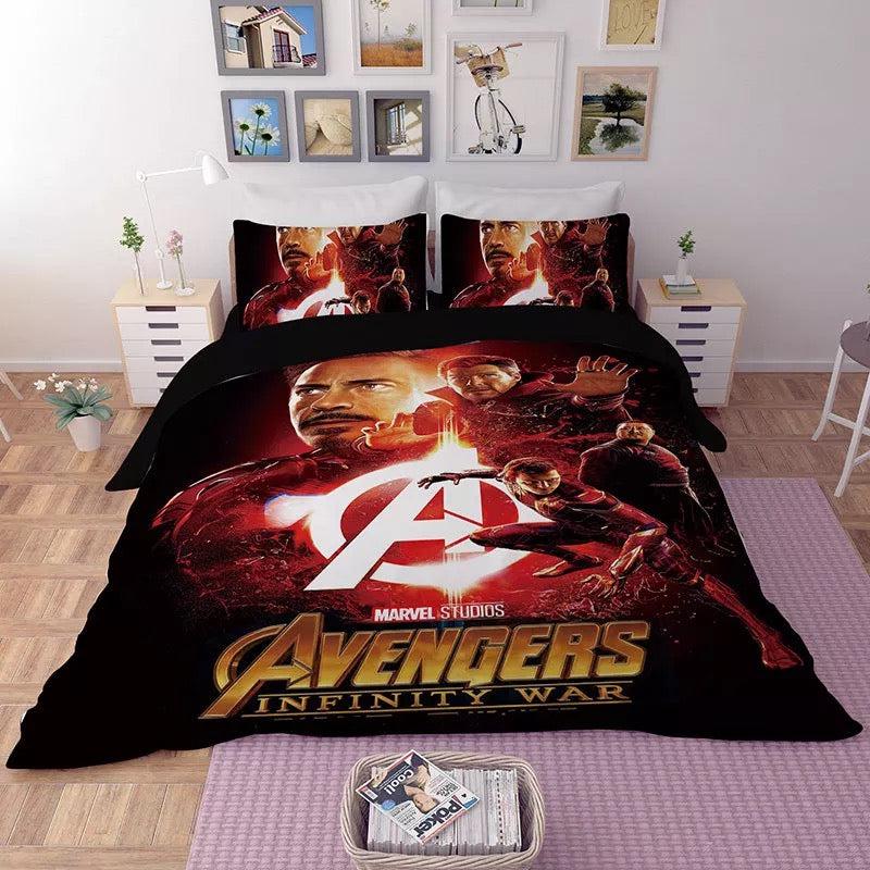 Avengers Infinity War  #10 Duvet Cover Quilt Cover Pillowcase Bedding Set Bed Home Decor