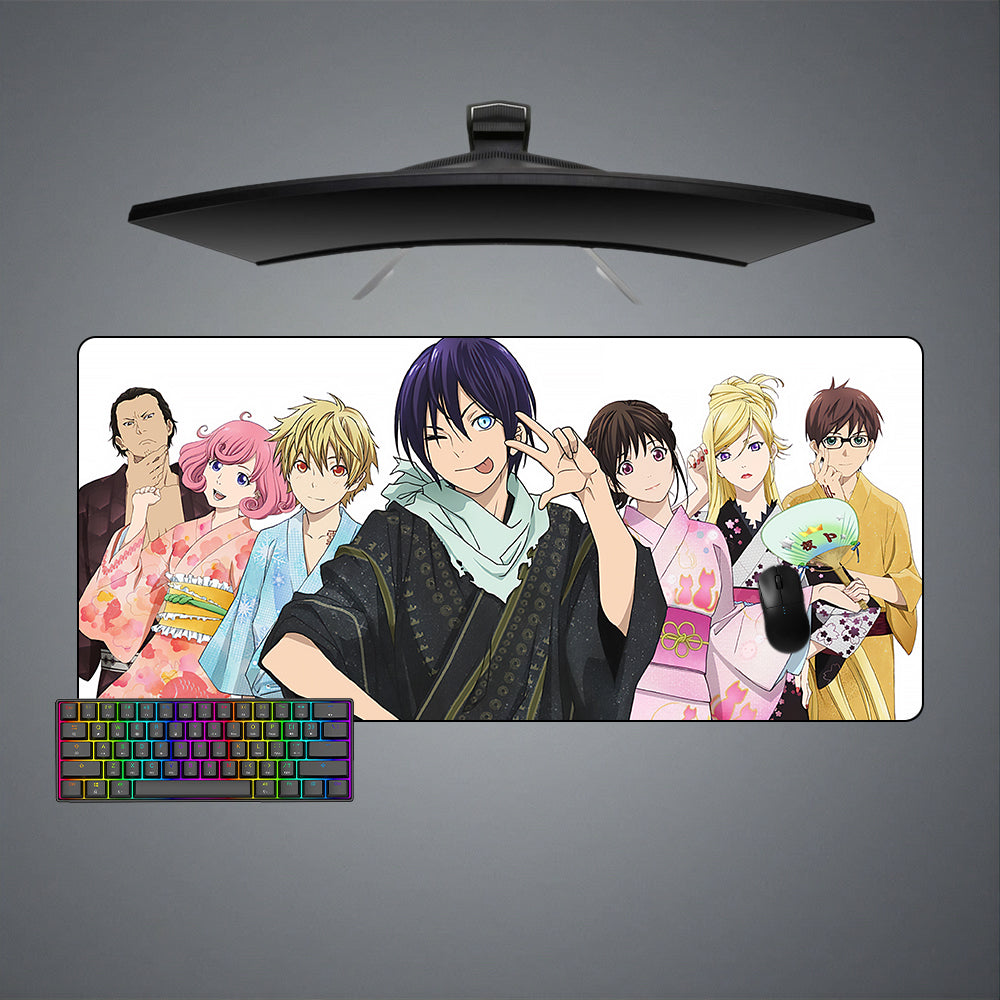 Allleftout Noragami Characters Design Gaming Mouse Pad, Computer Desk Mat