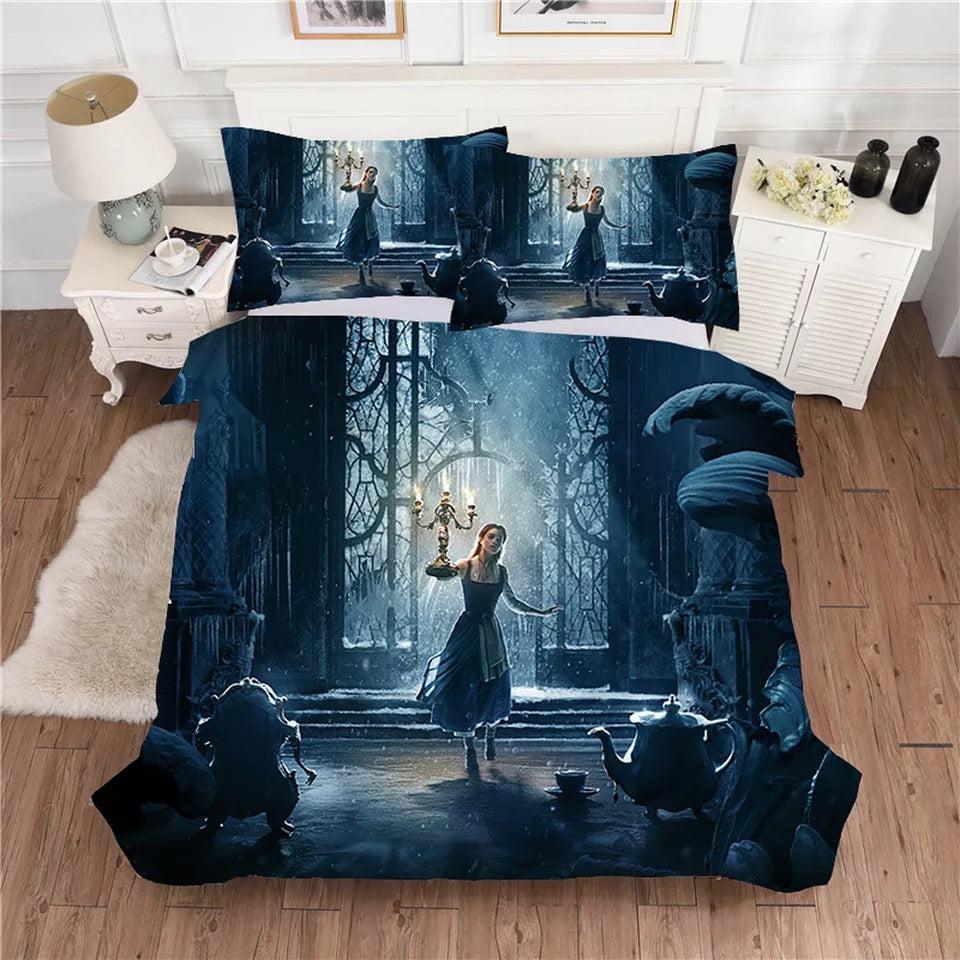 Beauty And The Beast  #2 Duvet Cover Quilt Cover Pillowcase Bedding Set Bed Home Decor
