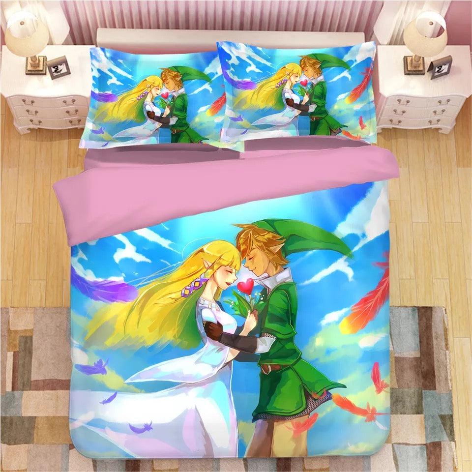The Legend Of Zelda Link  #7 Duvet Cover Quilt Cover Pillowcase Bedding Set Bed Home Decor