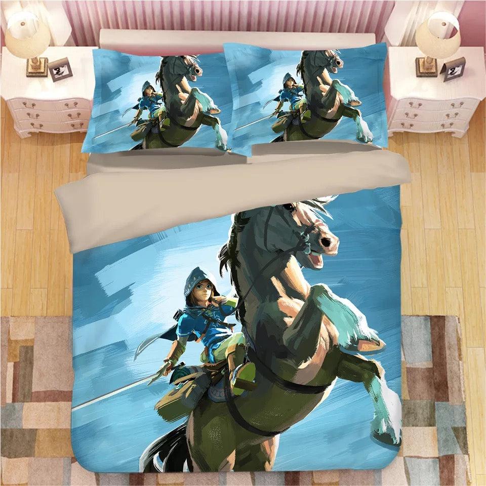 The Legend Of Zelda Link  #15 Duvet Cover Quilt Cover Pillowcase Bedding Set Bed Home Decor
