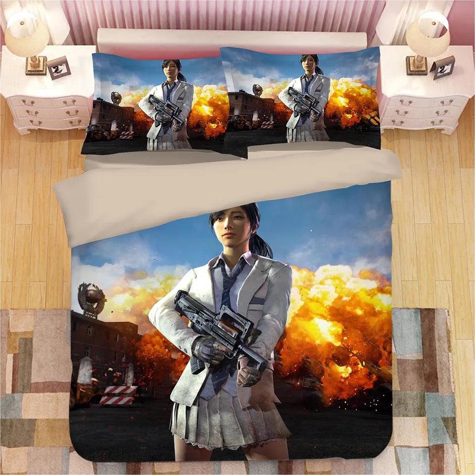 Game Pubg Playerunknowns Battlegrounds  #3 Duvet Cover Quilt Cover Pillowcase Bedding Set Bed Home Decor