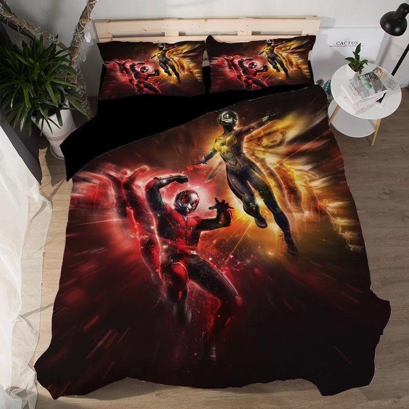 Ant-Man And The Wasp Antman  #5 Duvet Cover Quilt Cover Pillowcase Bedding Set Bed Home Decor