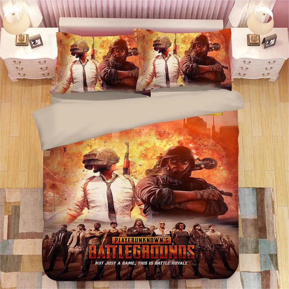 Game Pubg Playerunknowns Battlegrounds  #4 Duvet Cover Quilt Cover Pillowcase Bedding Set Bed Home Decor