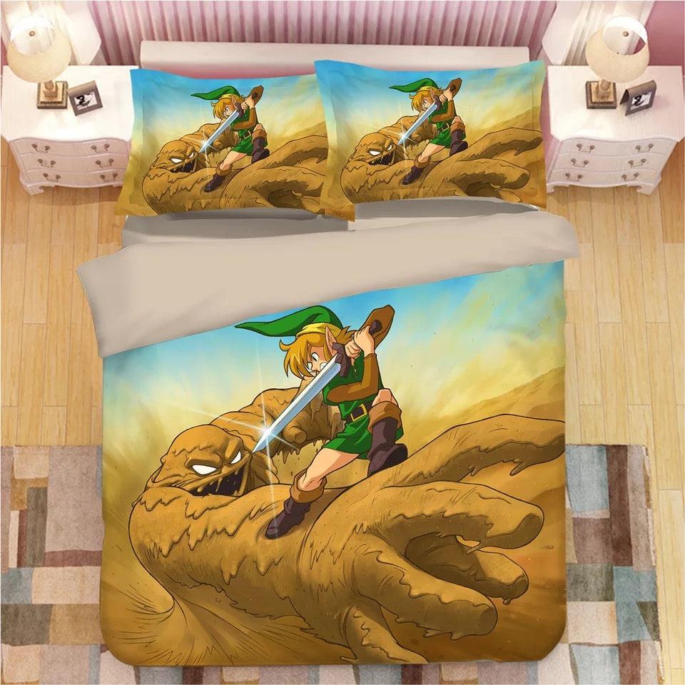 The Legend Of Zelda Link  #13 Duvet Cover Quilt Cover Pillowcase Bedding Set Bed Home Decor