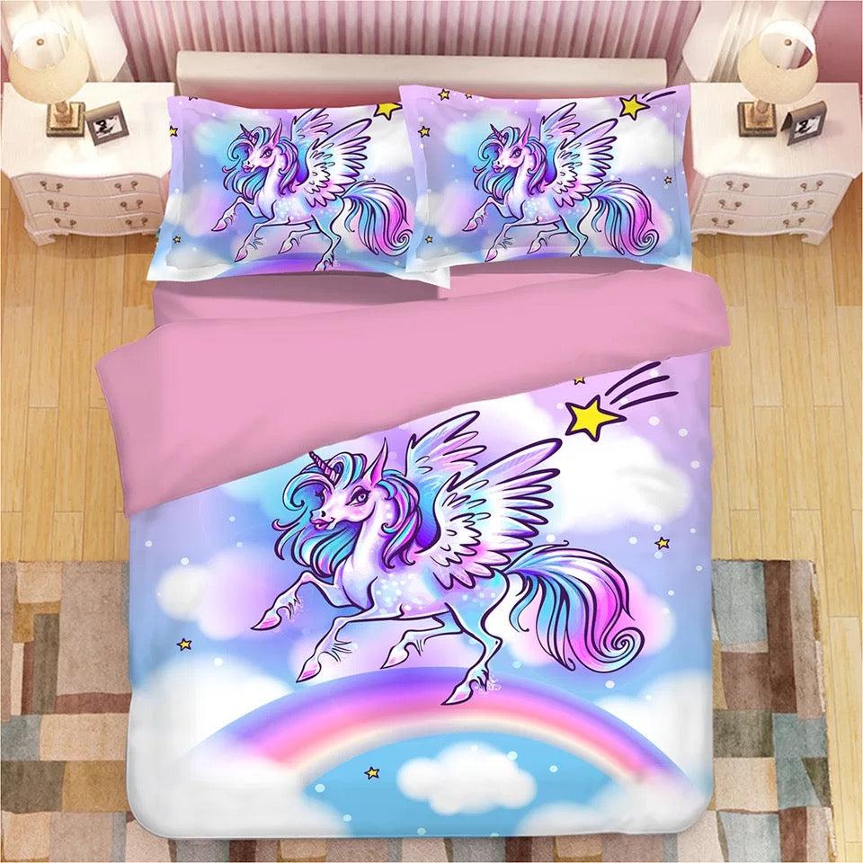 My Little Pony  #1 Duvet Cover Quilt Cover Pillowcase Bedding Set Bed Home Decor
