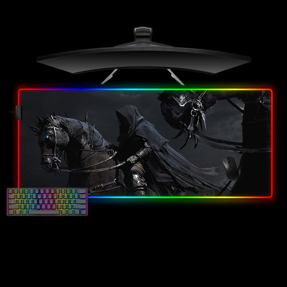 Allleftout Ring Wraith Design Rgb Gaming Mouse Pad, Computer Desk Mat