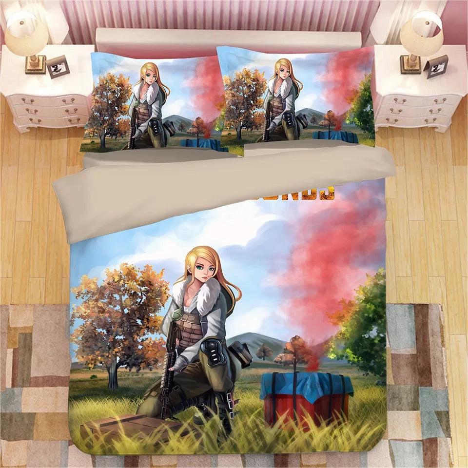 Game Pubg Playerunknowns Battlegrounds  #7 Duvet Cover Quilt Cover Pillowcase Bedding Set Bed Home Decor