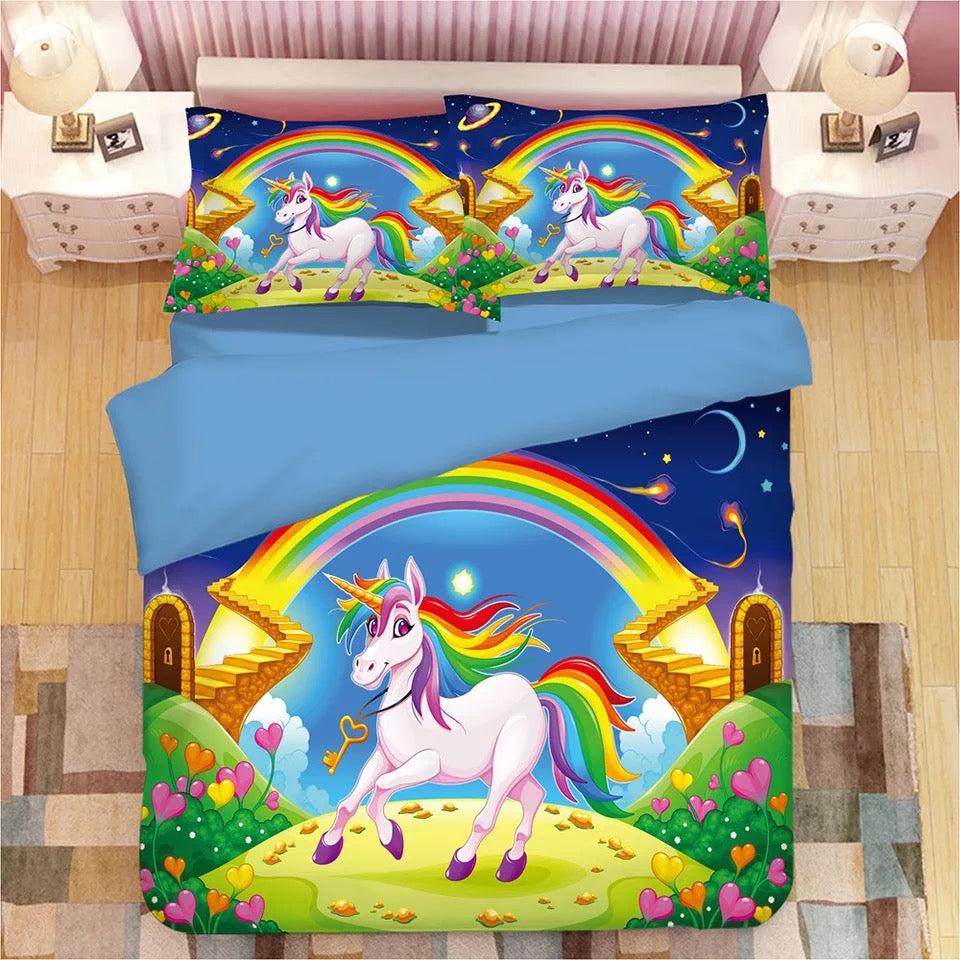 My Little Pony  #5 Duvet Cover Quilt Cover Pillowcase Bedding Set Bed Home Decor
