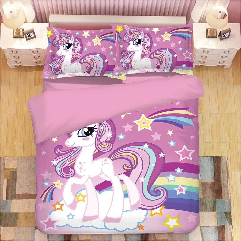 My Little Pony  #2 Duvet Cover Quilt Cover Pillowcase Bedding Set Bed Home Decor