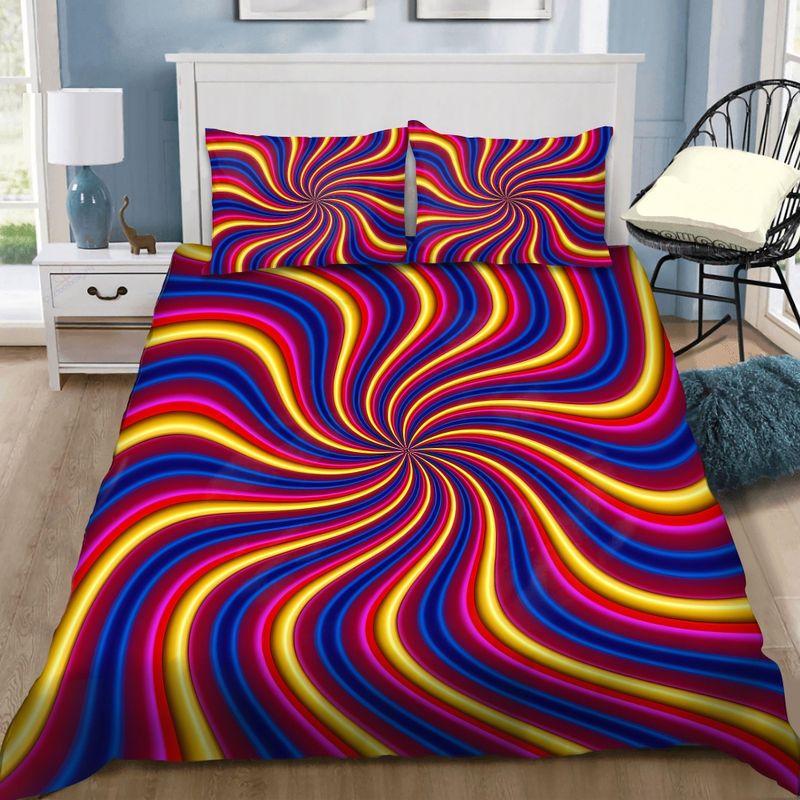 Loving Hippie Bedding Set Hippie Pattern Quilt Bed Set Hippie Gift