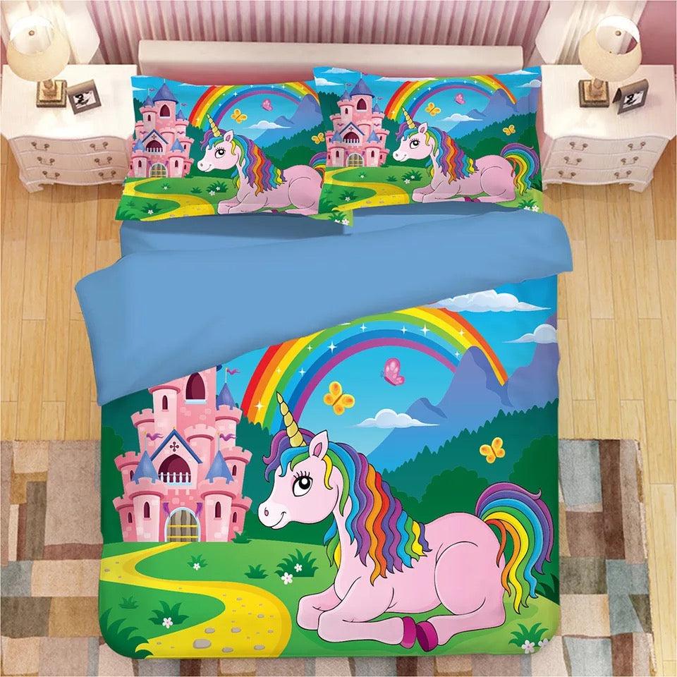 My Little Pony  #3 Duvet Cover Quilt Cover Pillowcase Bedding Set Bed Home Decor