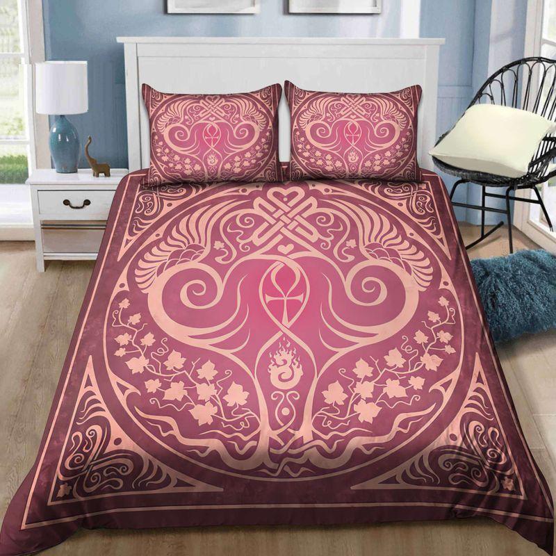 Mandala Floral Pattern Bedding Set Paisley Floral Art Bedroom Decor