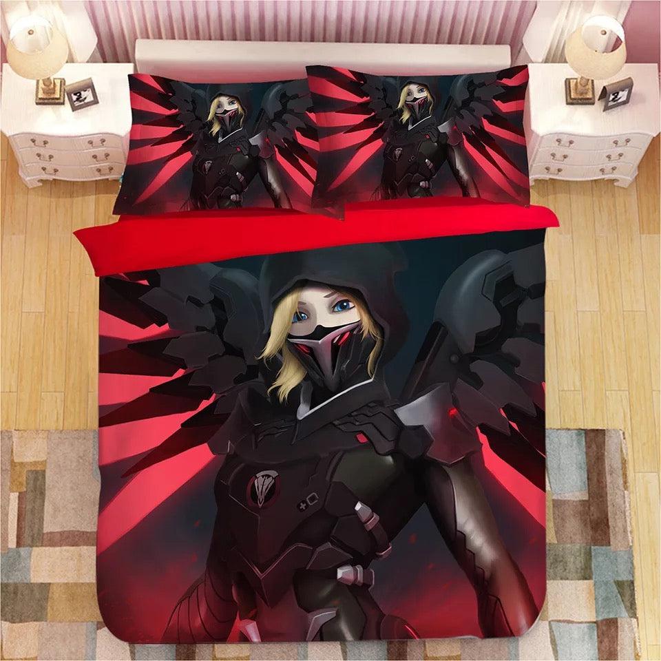 Game Overwatch Dva Tracer Mercy Widowmaker Symmetra  #13 Duvet Cover Quilt Cover Pillowcase Bedding Set Bed Home Decor