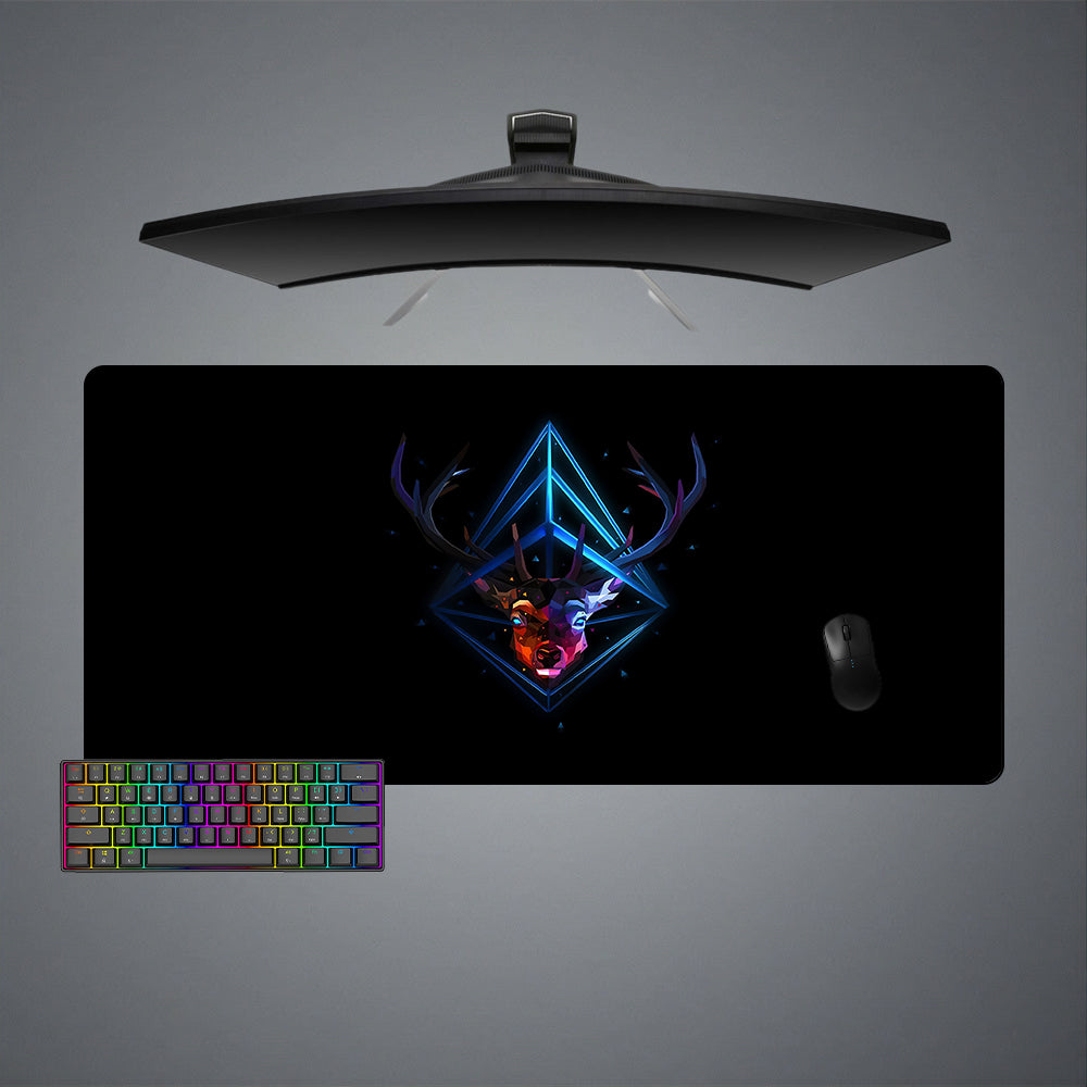 Allleftout Poly Deer Design Gaming Mouse Pad, Computer Desk Mat