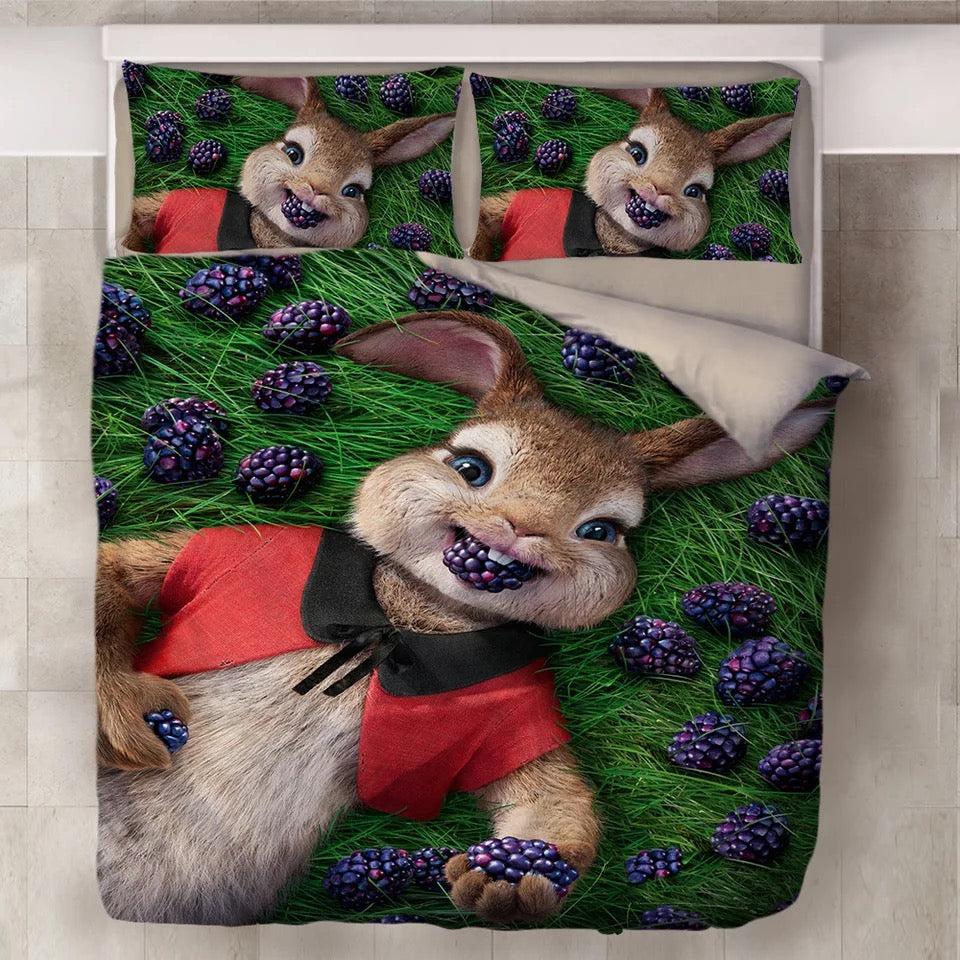 Peter Rabbit  #4 Duvet Cover Quilt Cover Pillowcase Bedding Set Bed Home Decor