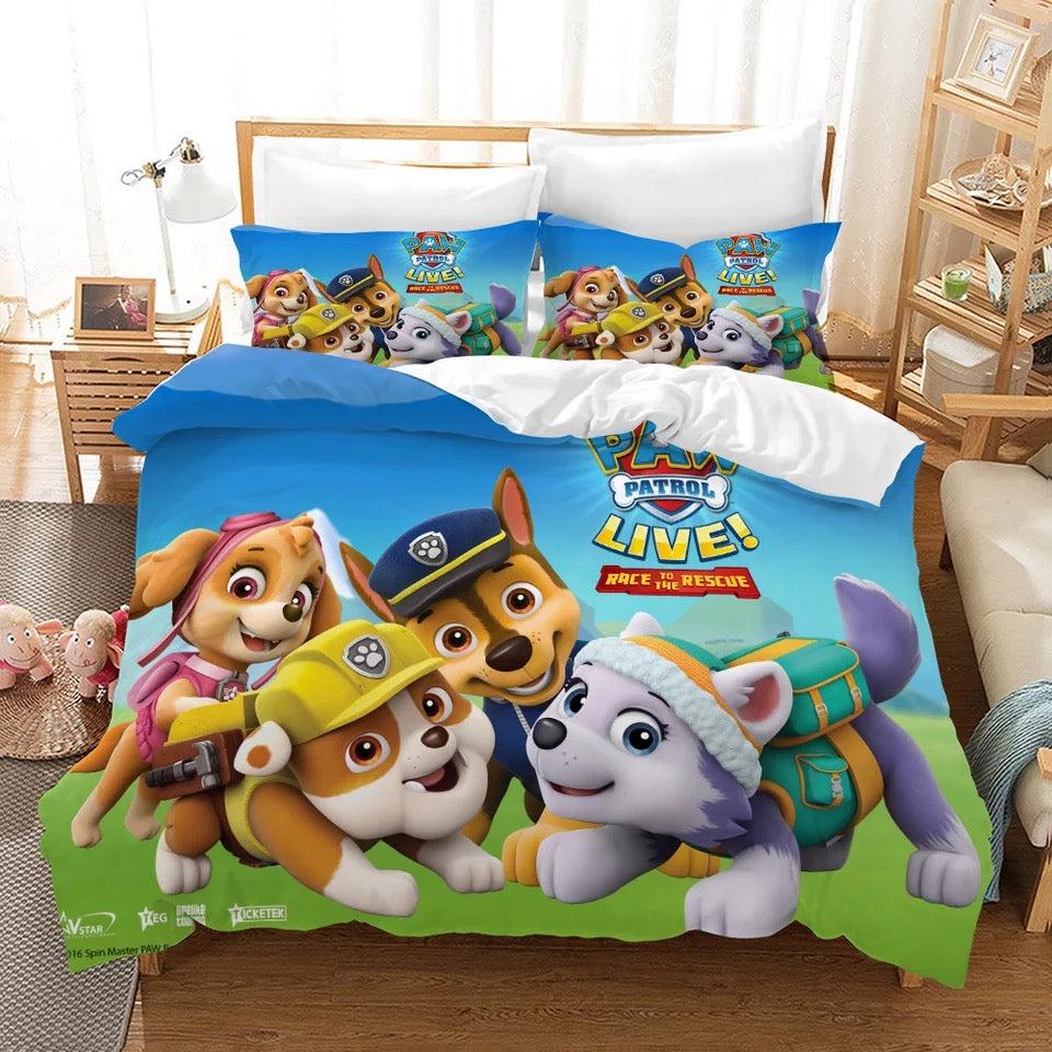 Paw Patrol Marshall  #9 Duvet Cover Quilt Cover Pillowcase Bedding Set Bed Home Decor
