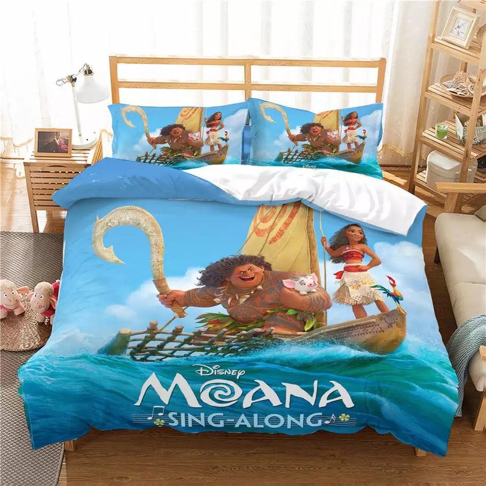 Moana  #4 Duvet Cover Quilt Cover Pillowcase Bedding Set Bed Home Decor