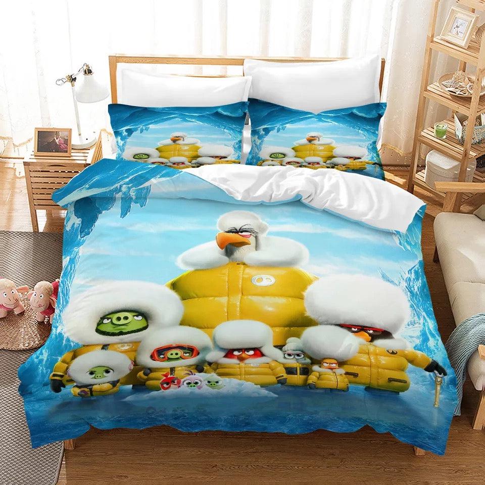 Angry Birds  #5 Duvet Cover Quilt Cover Pillowcase Bedding Set Bed Home Decor
