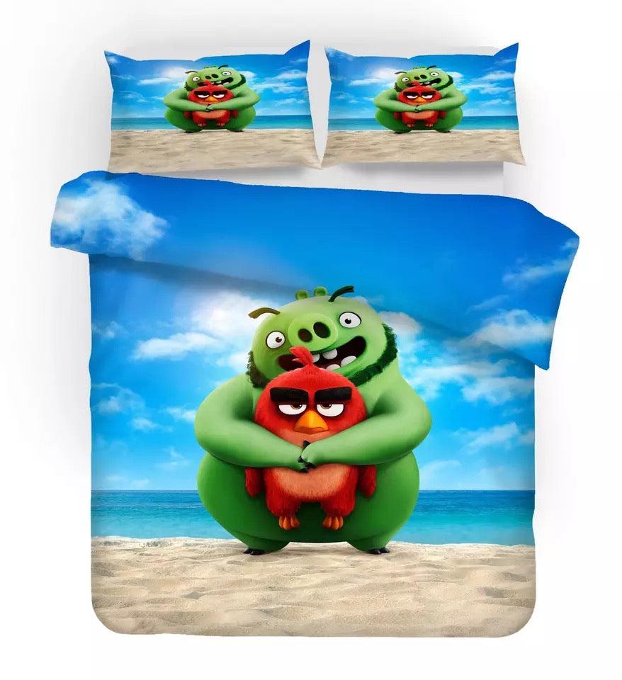 Angry Birds  #6 Duvet Cover Quilt Cover Pillowcase Bedding Set Bed Home Decor