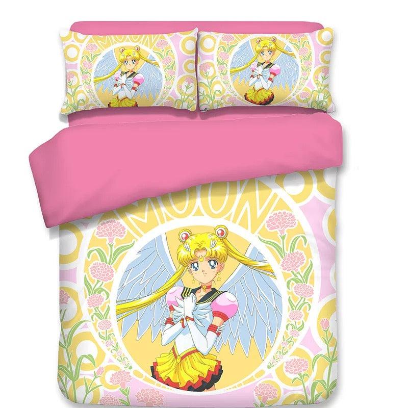 Sailor Moon  #3 Duvet Cover Quilt Cover Pillowcase Bedding Set Bed Home Decor