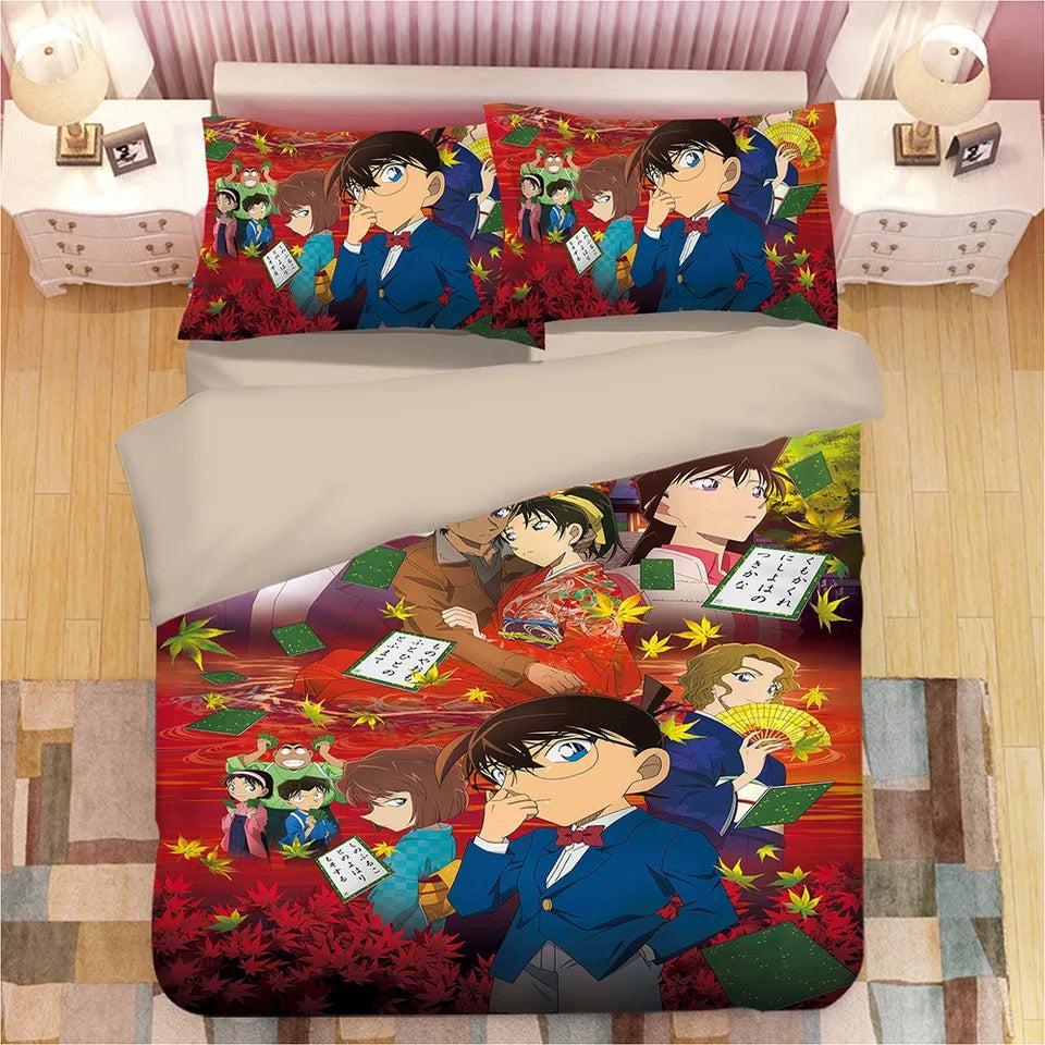 Detective Conan Case Closed Edogawa Kona  #8 Duvet Cover Quilt Cover Pillowcase Bedding Set Bed Home Decor