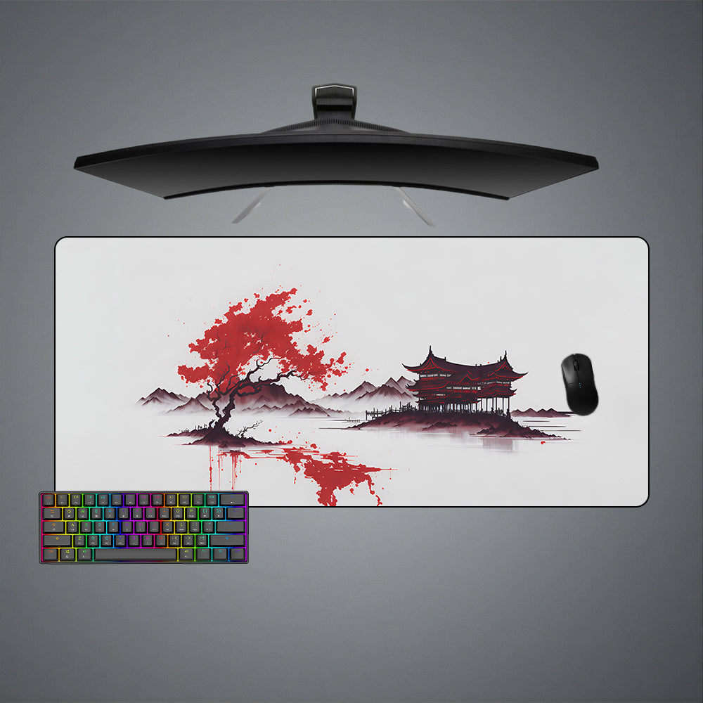 Allleftout Bloody Riverside Art Design Gaming Mouse Pad, Computer Desk Mat