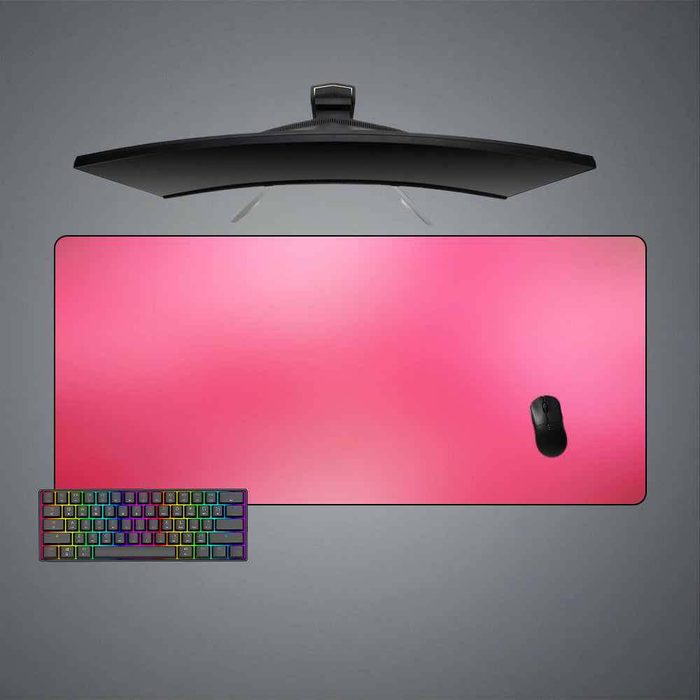 Allleftout Pink Gradient Color Design Gaming Mouse Pad, Computer Desk Mat